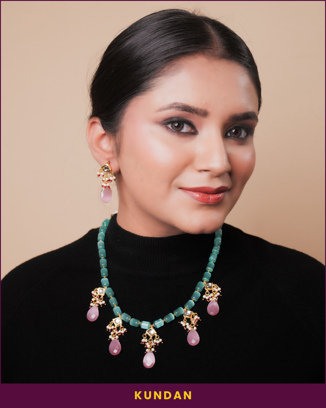 Mayra : Kundan Necklace Set