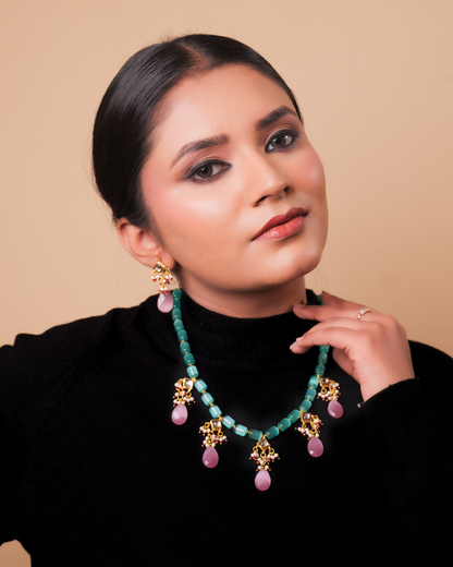 Mayra : Kundan Necklace Set