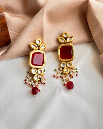 Tattva : Gold Plated  Kundan Necklace Set