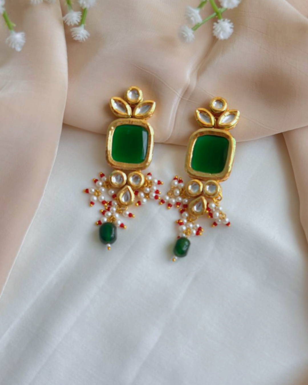 Tattva : Gold Plated  Kundan Necklace Set