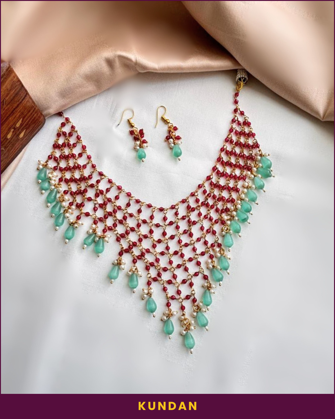 Rivayat : Pearl Beads Neckalce Set