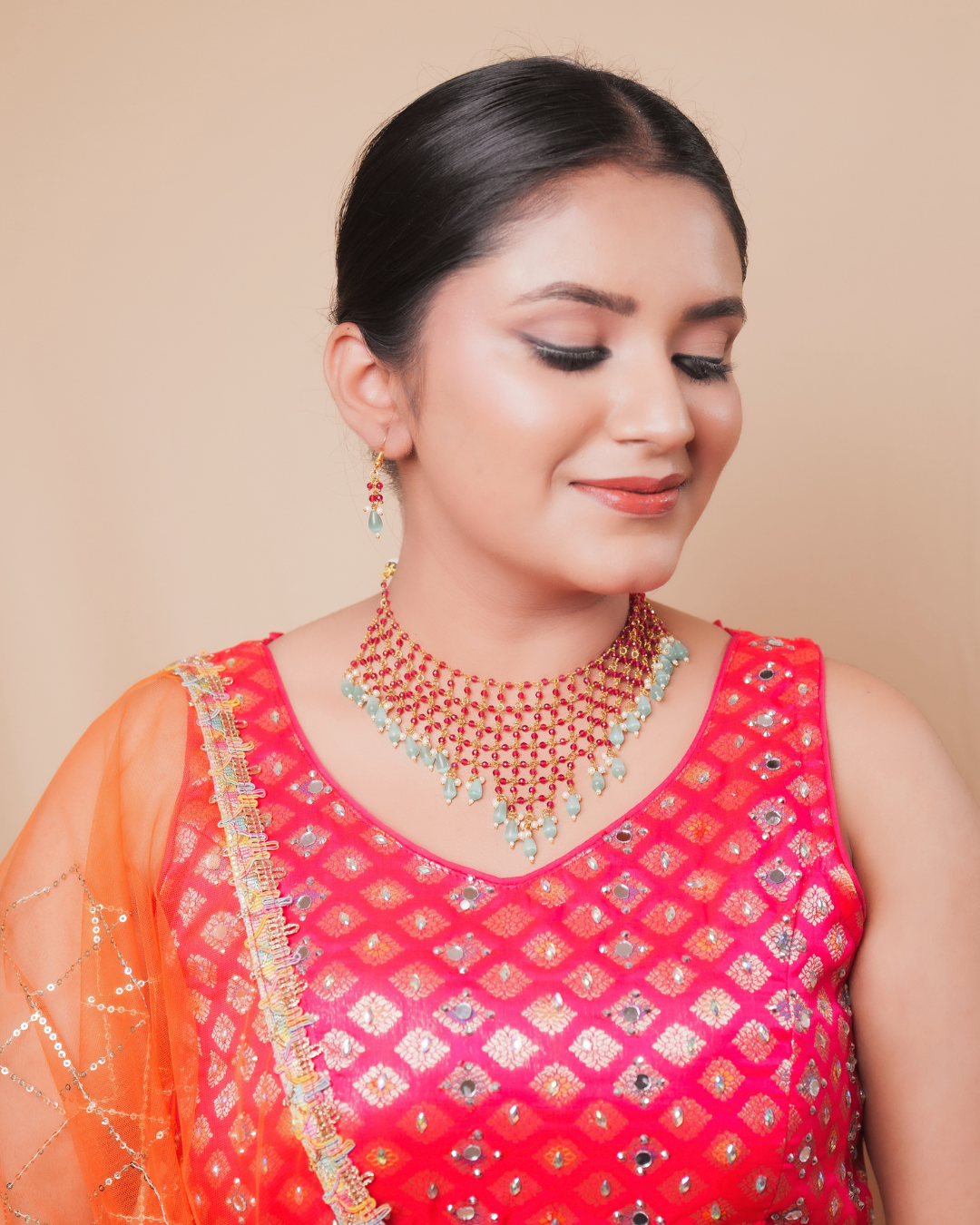 Rivayat : Pearl Beads Neckalce Set