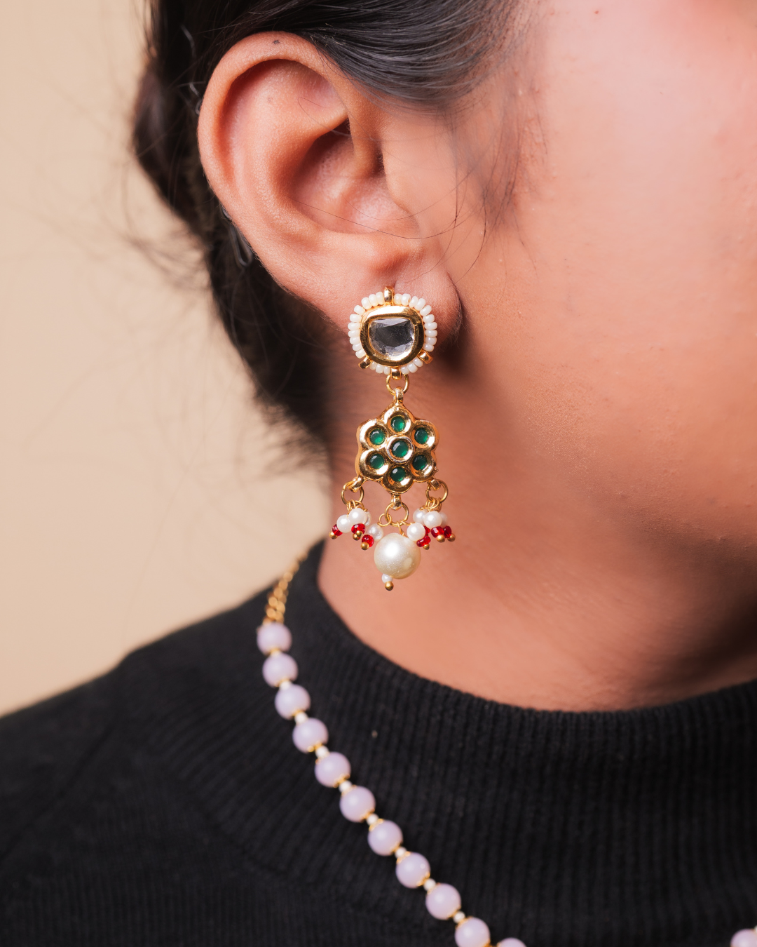 Surmayi : Kundan Necklace Set