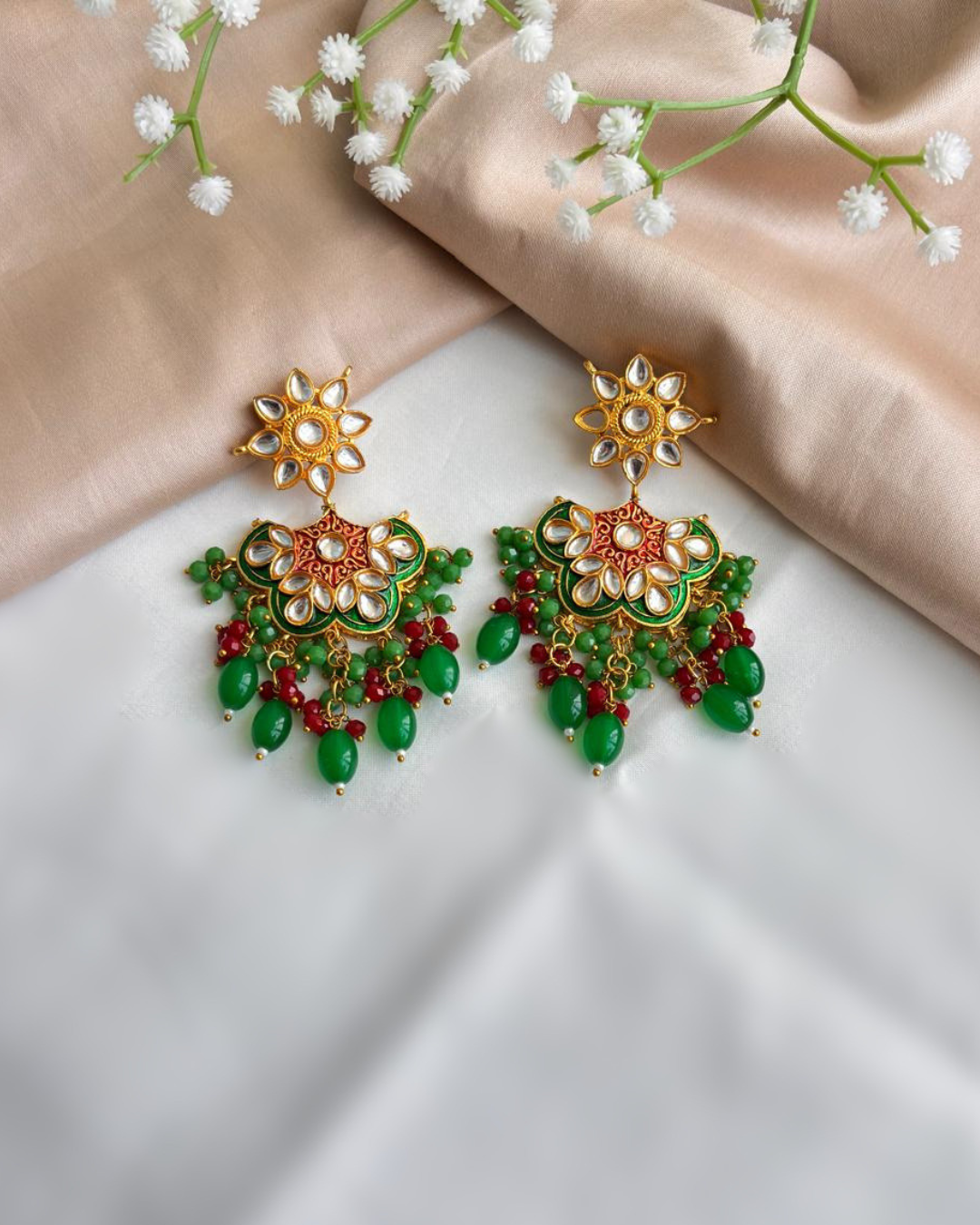 Rutvi : Kundan Beads Neckalce Set