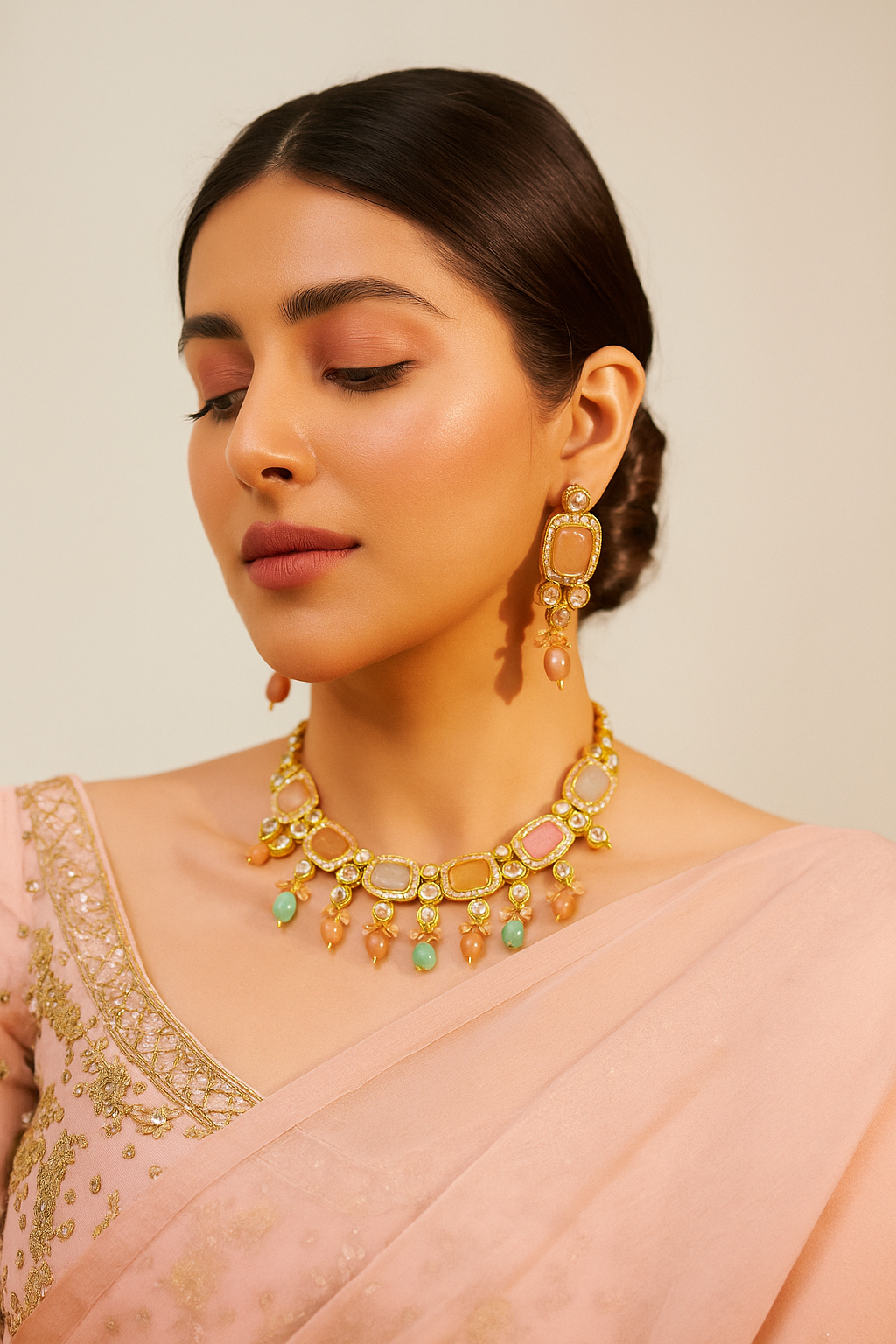 Celestia Carat Regal Pastel Necklace Set