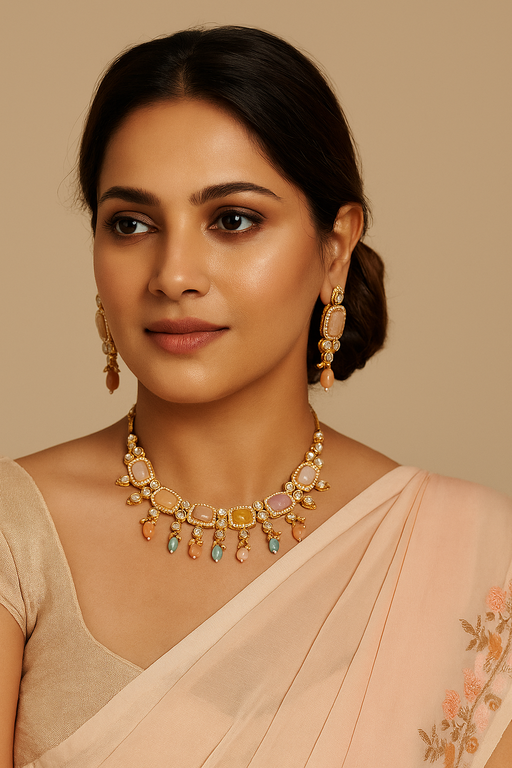 Celestia Carat Regal Pastel Necklace Set