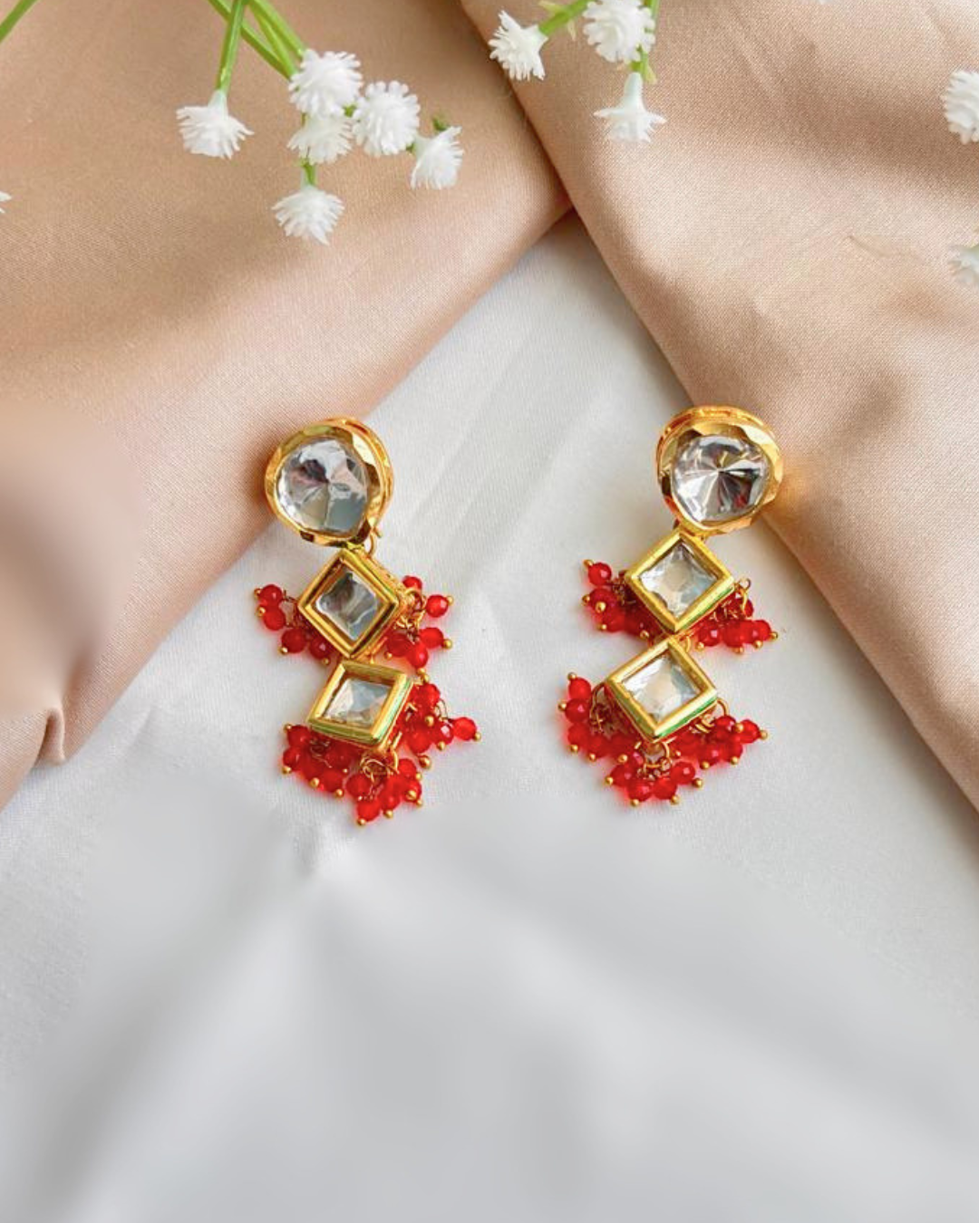 Maeri : Kundan Beads Neckalce Set