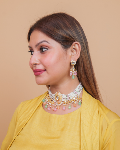 Amaara : Kundan Necklace Set