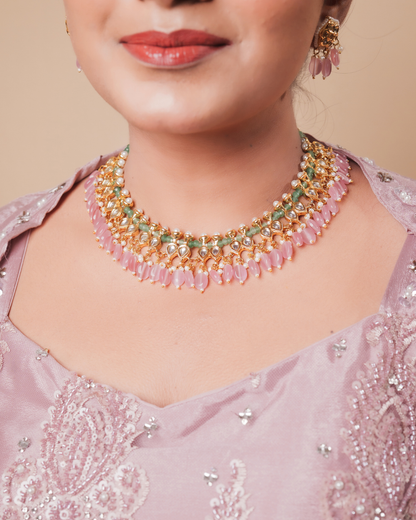 Satee : Kundan Necklace Set