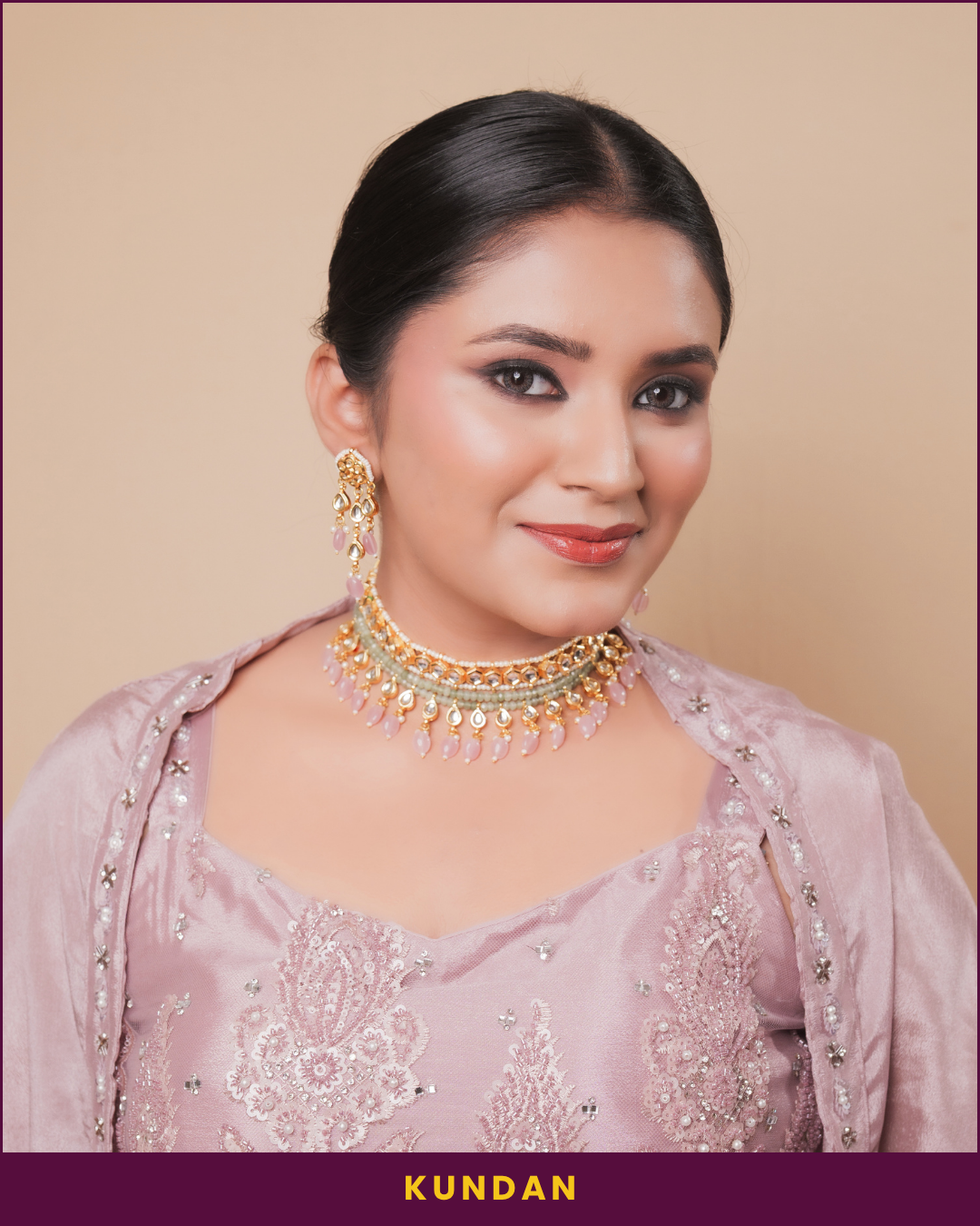 Zaha : Kundan Necklace Set