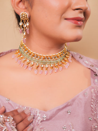 Zaha : Kundan Necklace Set