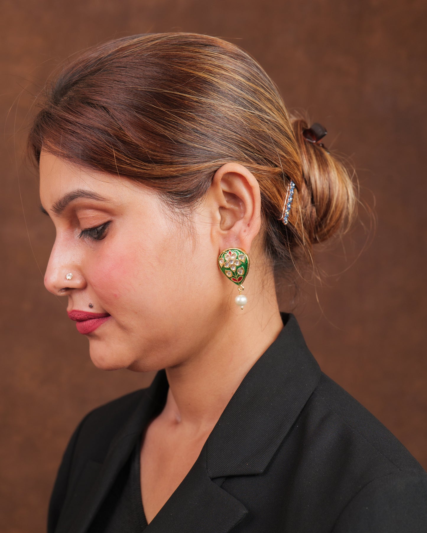 Meena : Meenakari Earrings