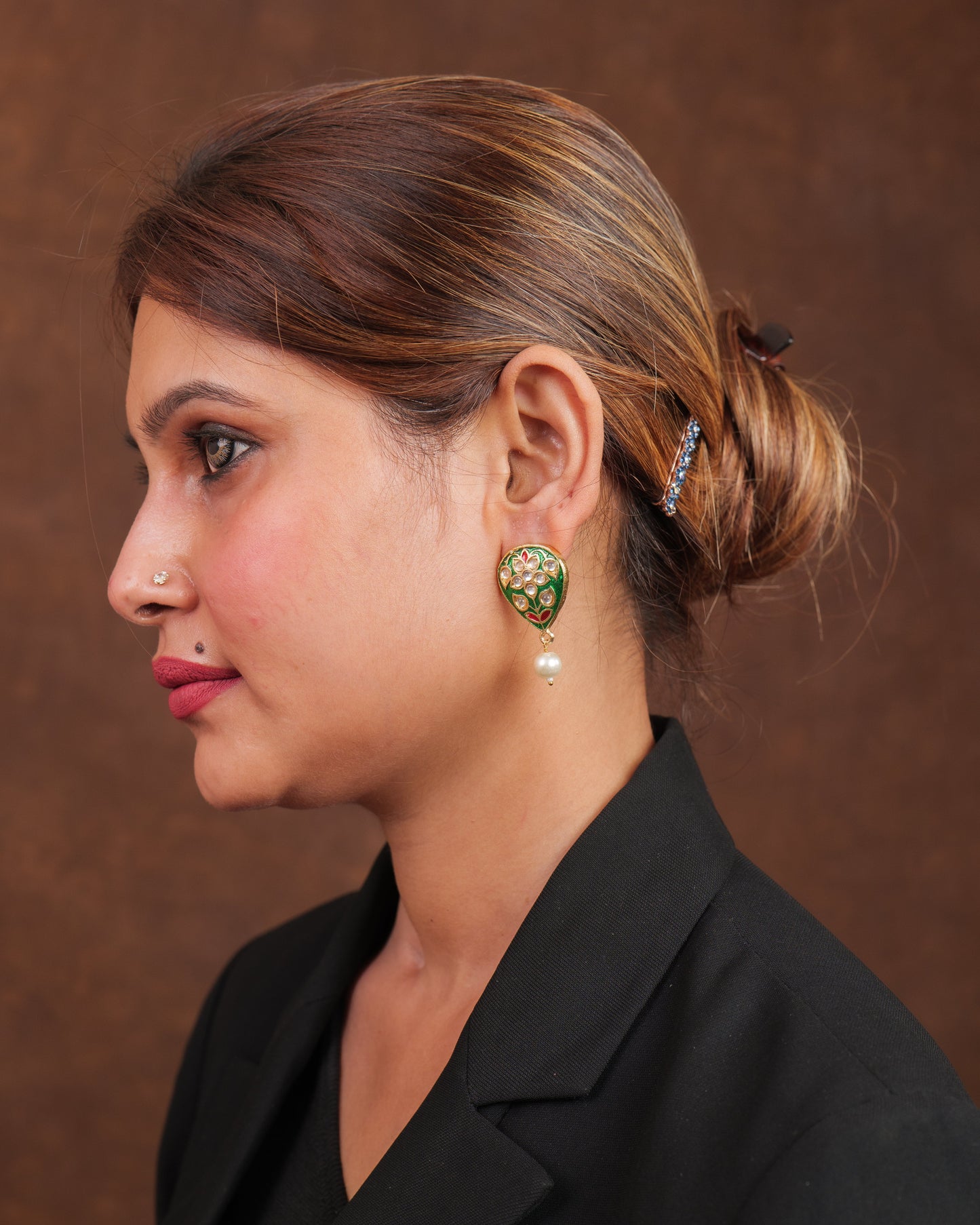 Meena : Meenakari Earrings