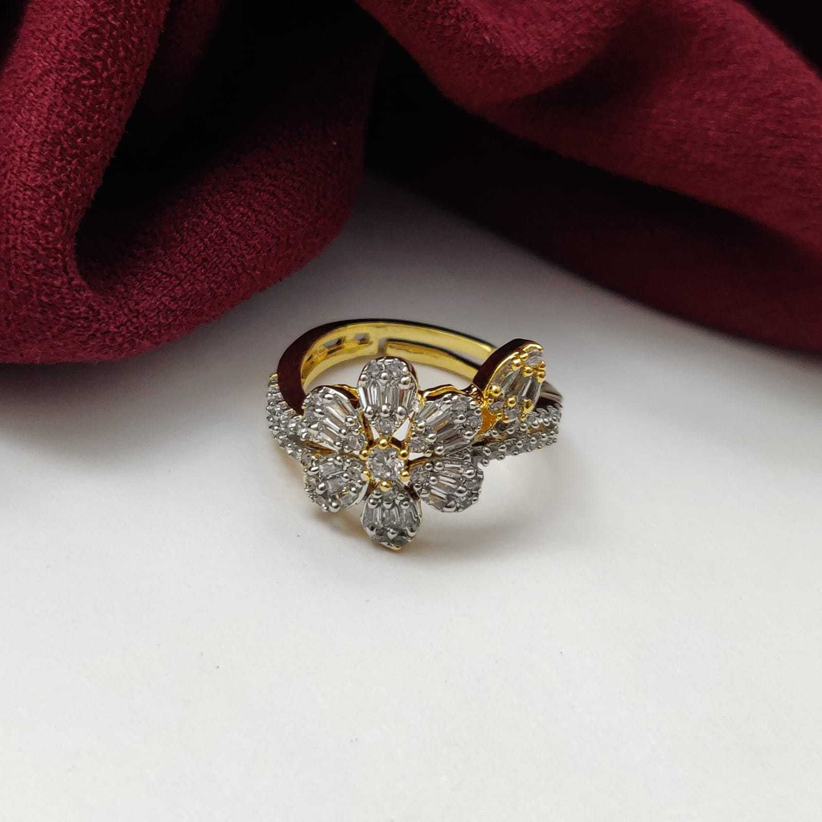 Celestia Carat Floral Sparkle Ring (SKU : RIN-5128-45)