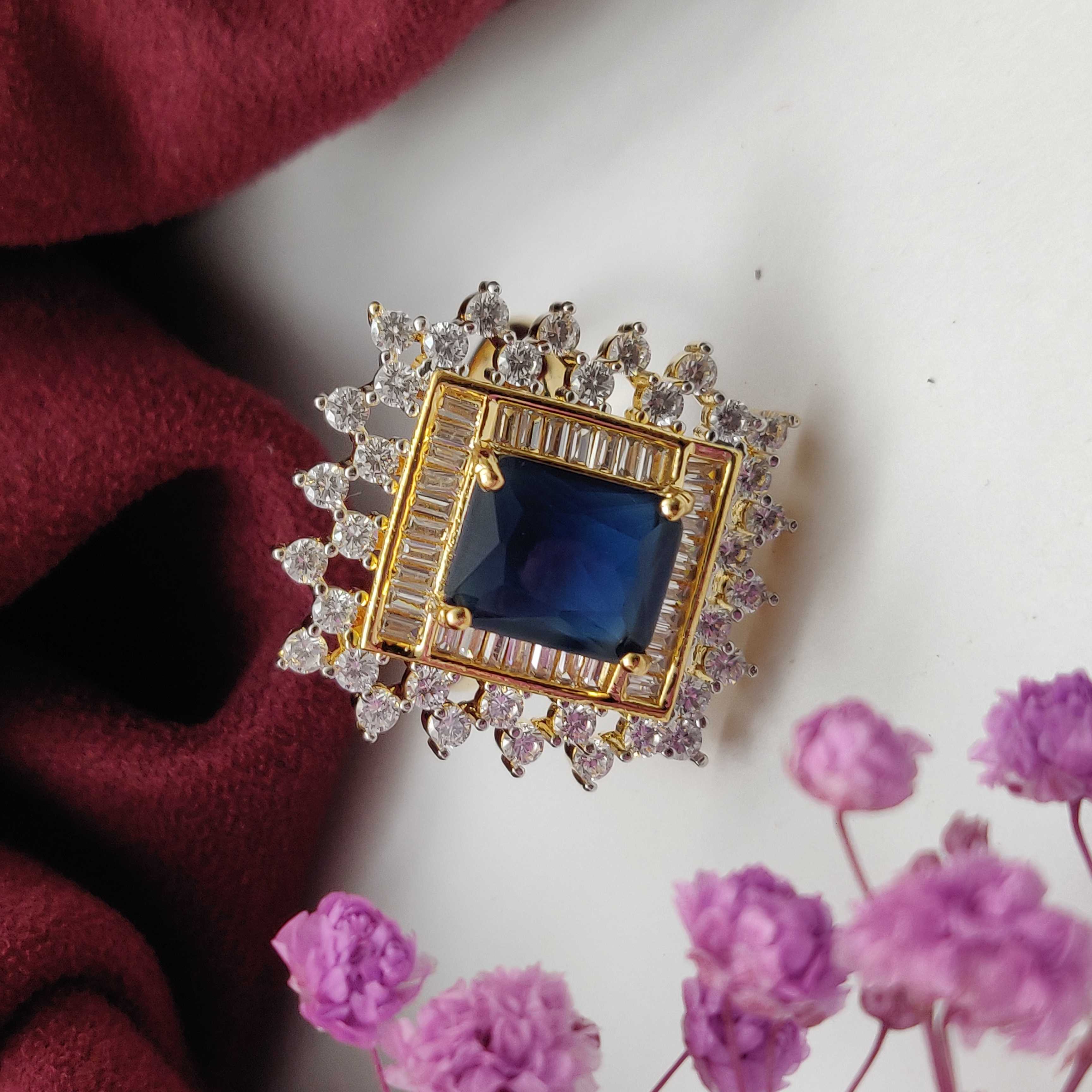 Celestia Carat Regal Sapphire Radiance Ring (SKU : RIN-5128-50)